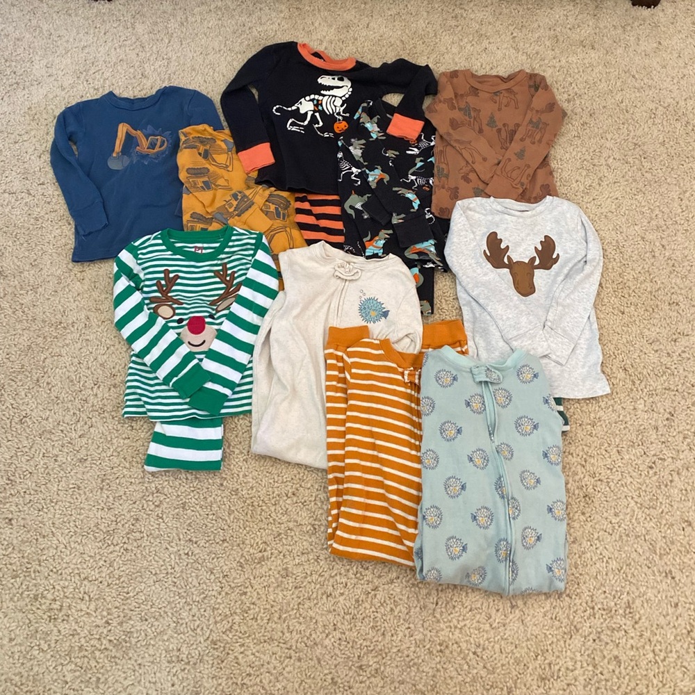 Toddler boy pajama bundle